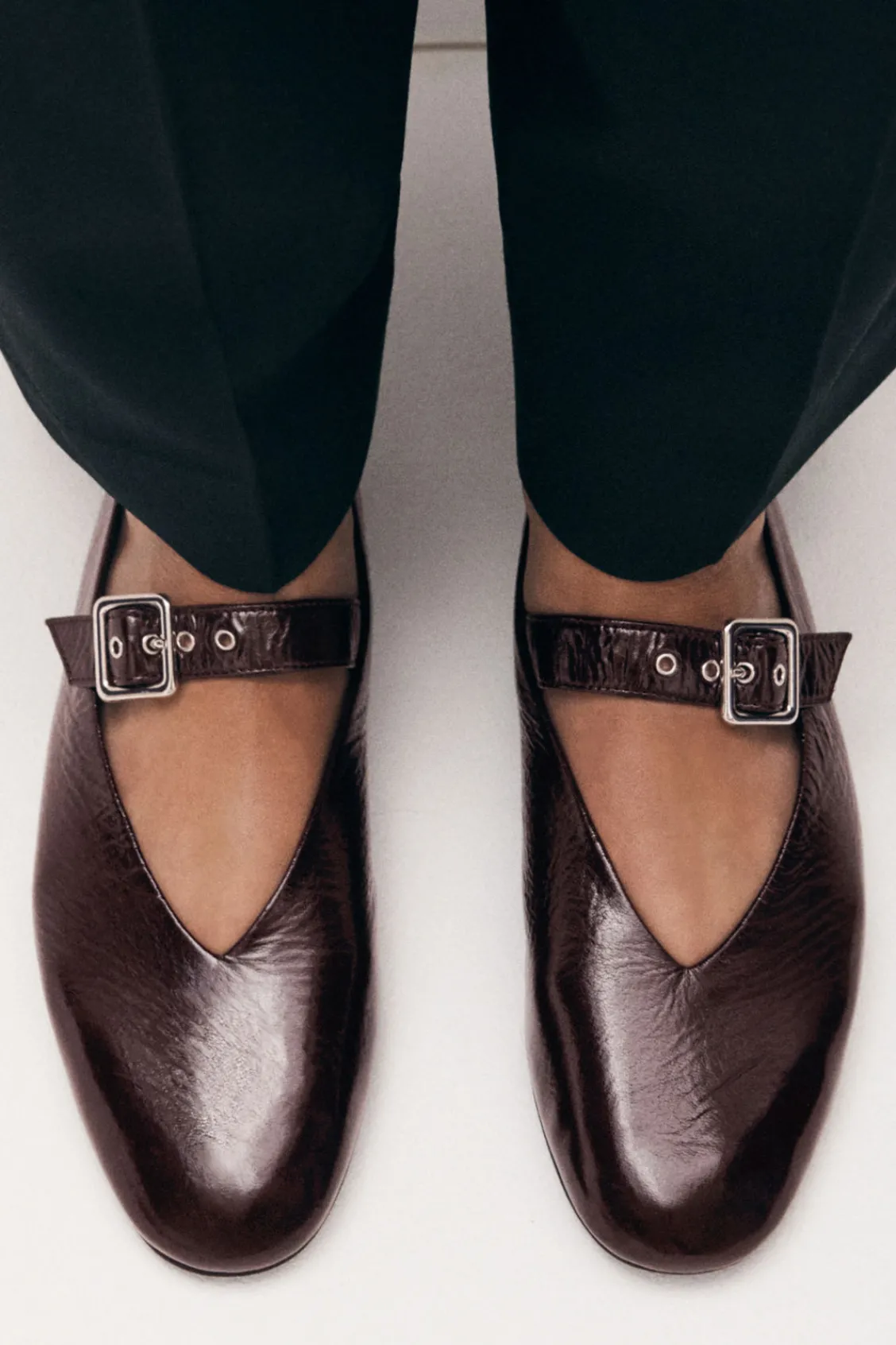 COS BUCKLED BALLET FLATS-Women Shoes
