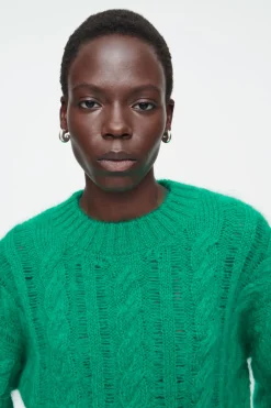 COS CABLE-KNIT MOHAIR SWEATER-Women Sweaters & Cardigans