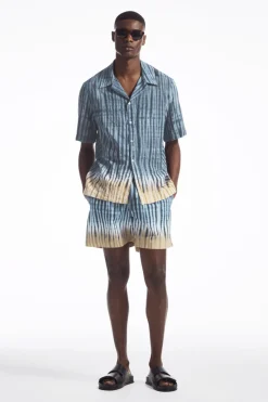 COS CAMP-COLLAR SHORT-SLEEVED SHIRT- Shirts