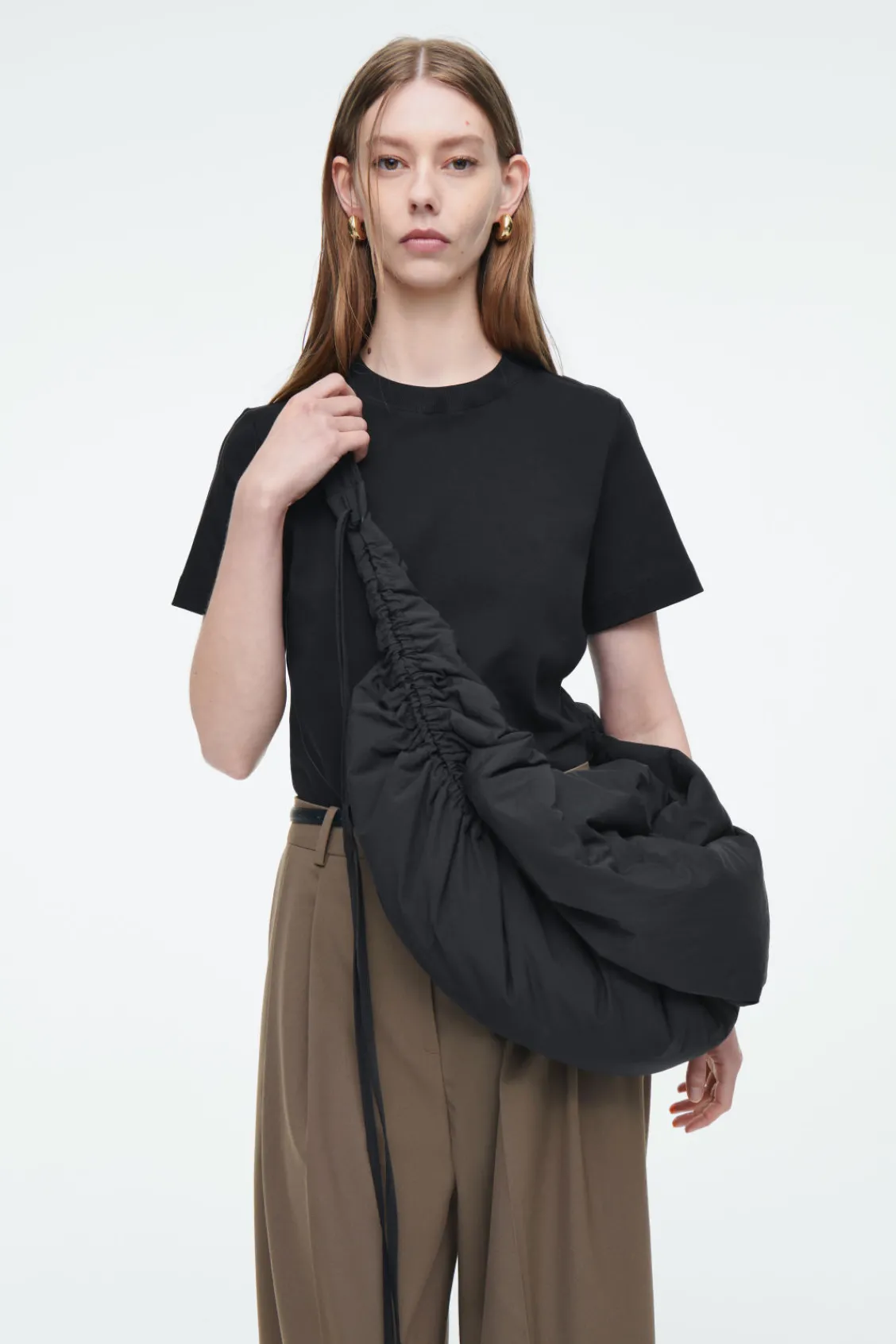 COS CANOPY OVERSIZED CROSSBODY - NYLON-Women Bags