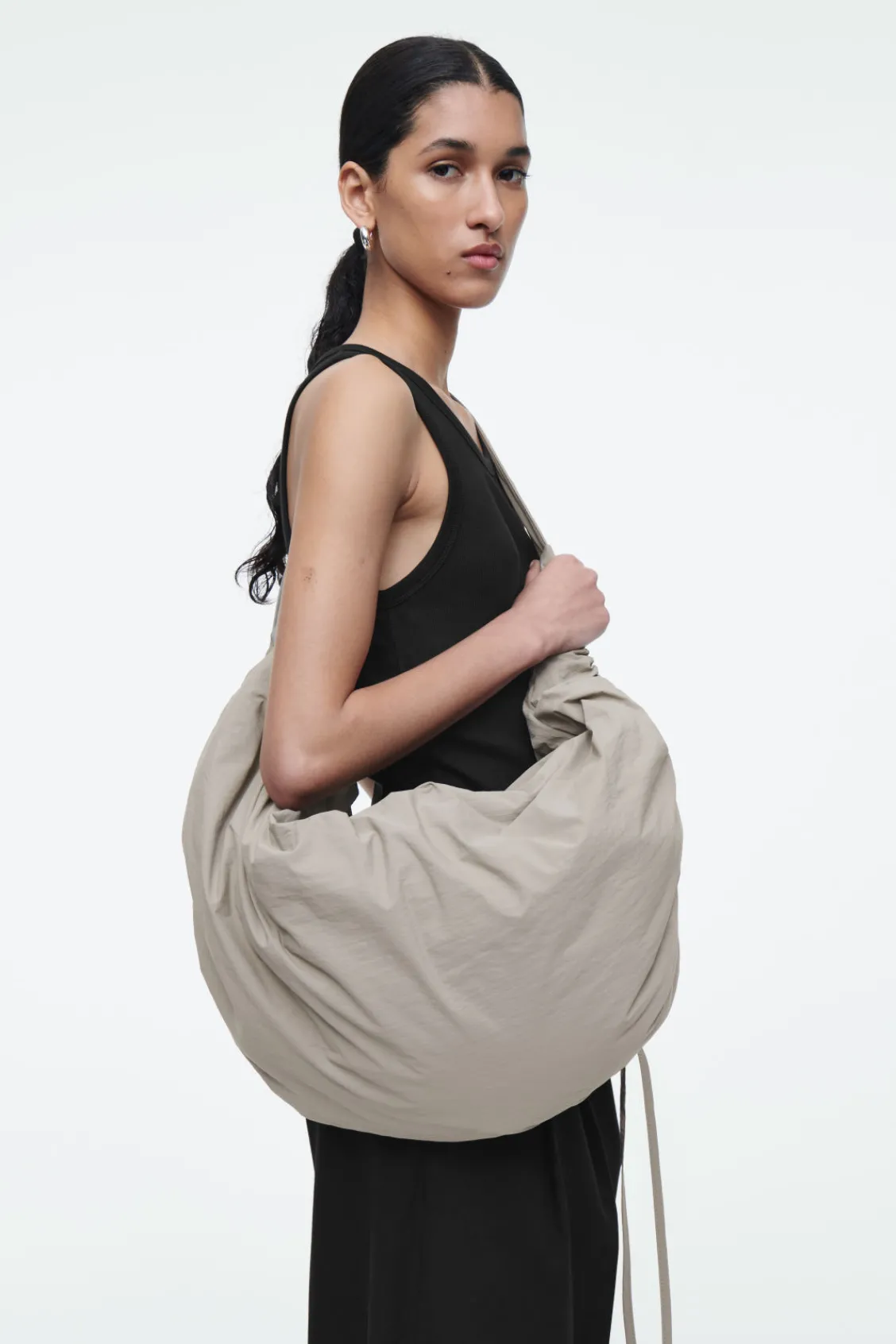 COS CANOPY OVERSIZED CROSSBODY - NYLON-Women Bags