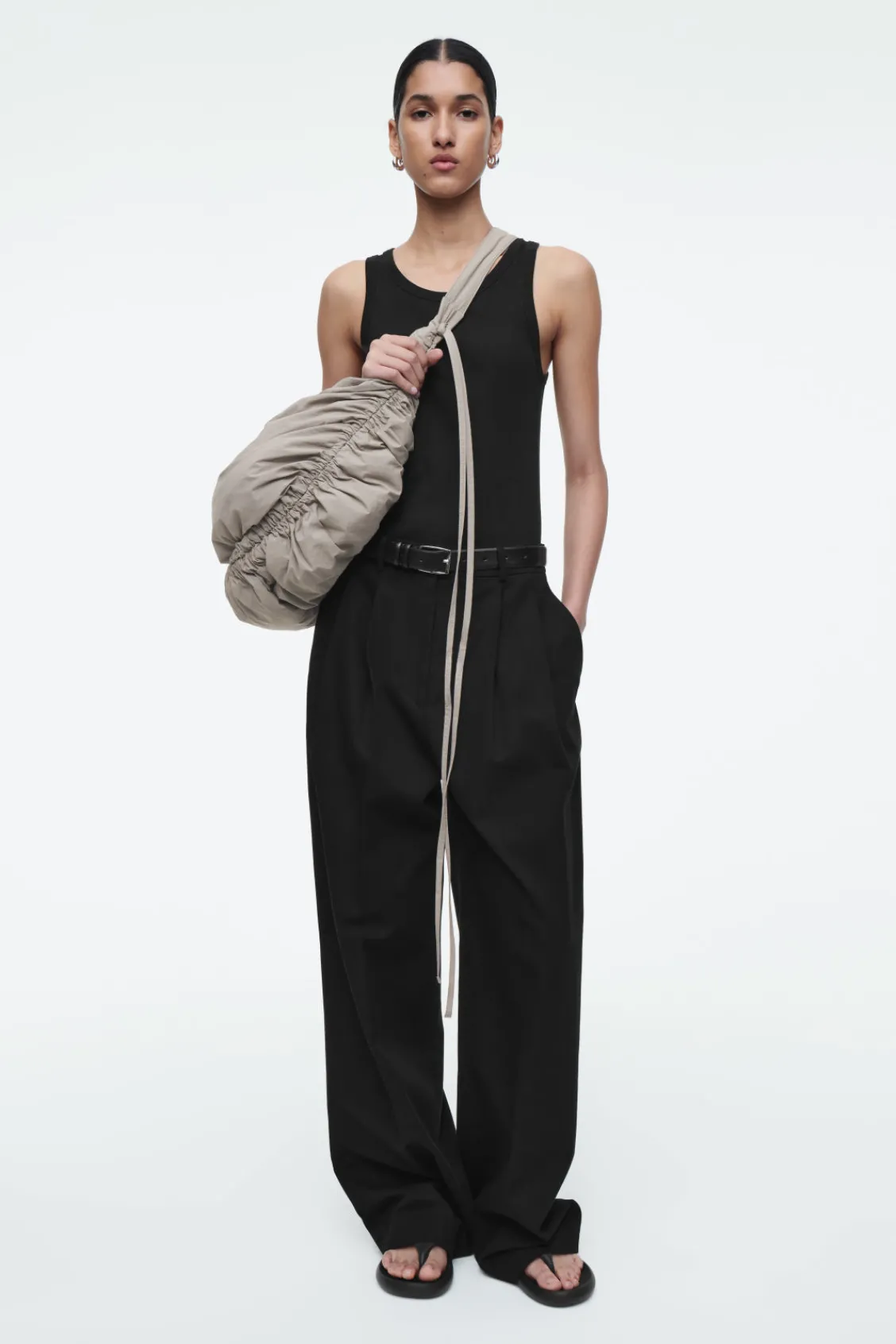 COS CANOPY OVERSIZED CROSSBODY - NYLON-Women Bags