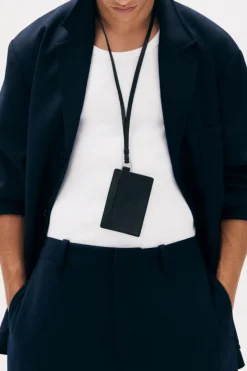 COS CARDHOLDER LANYARD - LEATHER- Bags & Wallets