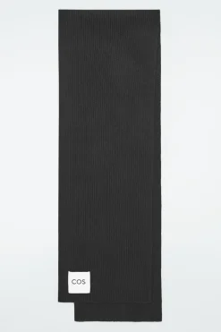 COS CASHMERE-BLEND SCARF-Women Hats & Scarves | Cashmere