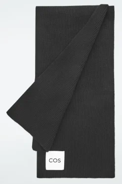COS CASHMERE-BLEND SCARF-Women Hats & Scarves | Cashmere