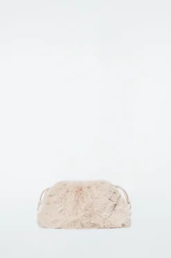 COS CAVATELLI MINI CLUTCH - FAUX FUR-Women Bags