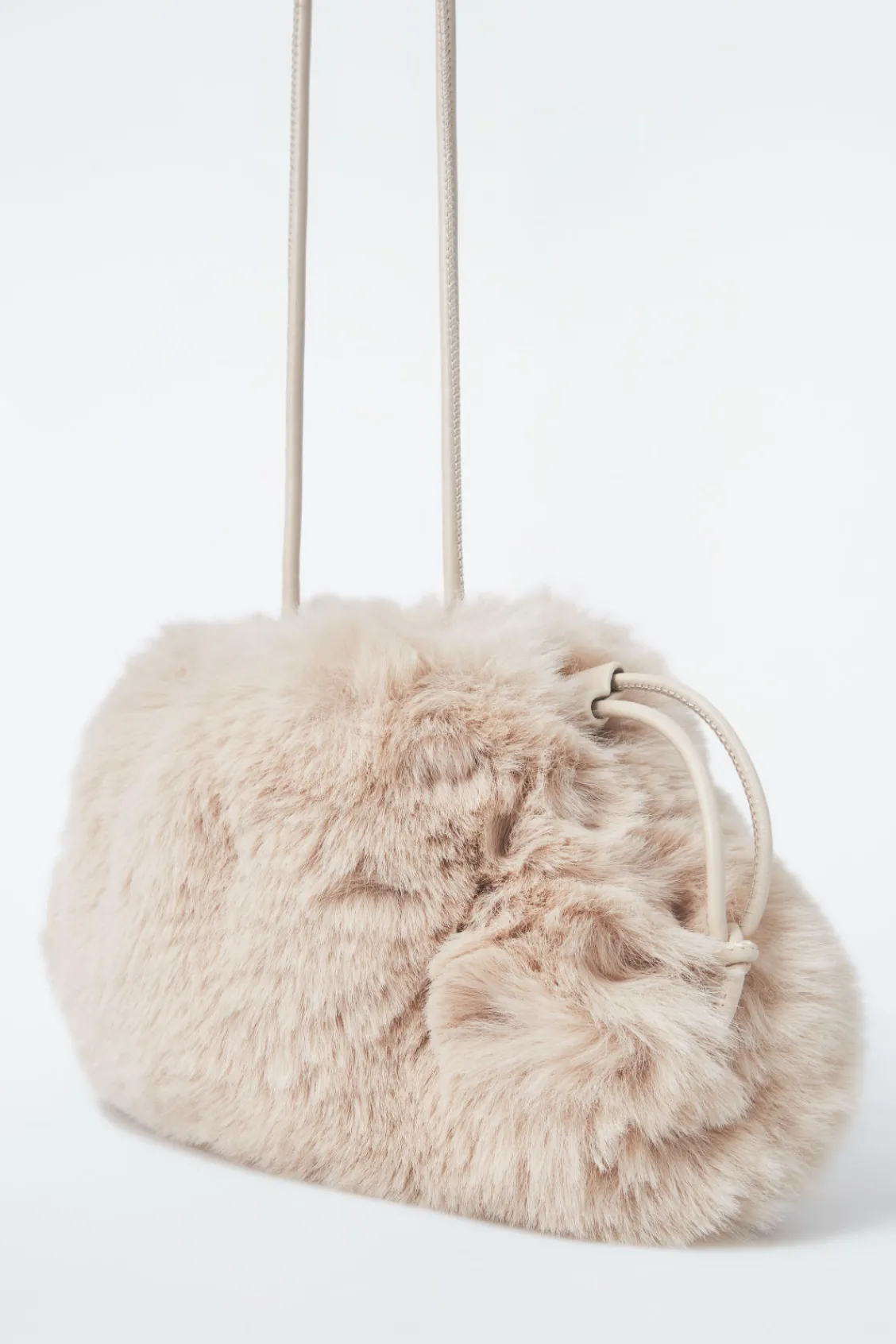 COS CAVATELLI MINI CLUTCH - FAUX FUR-Women Bags