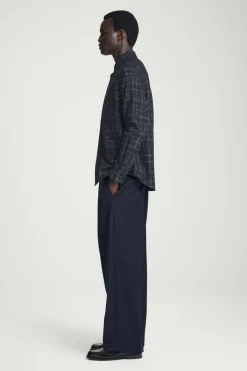 COS CHECKED WOOL OVERSHIRT- Shirts
