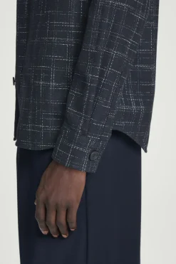 COS CHECKED WOOL OVERSHIRT- Shirts