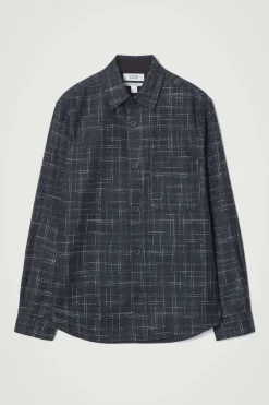 COS CHECKED WOOL OVERSHIRT- Shirts