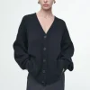 COS CHUNKY CASHMERE-BLEND CARDIGAN-Women Cashmere | Sweaters & Cardigans