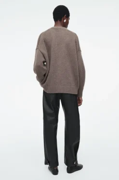 COS CHUNKY CASHMERE-BLEND CARDIGAN-Women Cashmere | Sweaters & Cardigans