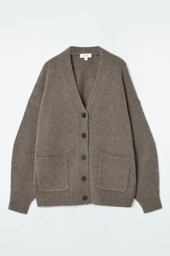 COS CHUNKY CASHMERE-BLEND CARDIGAN-Women Cashmere | Sweaters & Cardigans