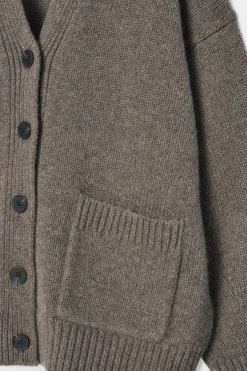 COS CHUNKY CASHMERE-BLEND CARDIGAN-Women Cashmere | Sweaters & Cardigans
