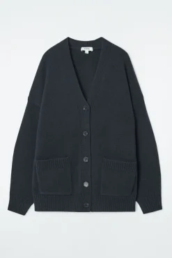 COS CHUNKY CASHMERE-BLEND CARDIGAN-Women Cashmere | Sweaters & Cardigans