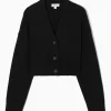 COS CHUNKY CROPPED CASHMERE-BLEND CARDIGAN-Women Cashmere | Sweaters & Cardigans