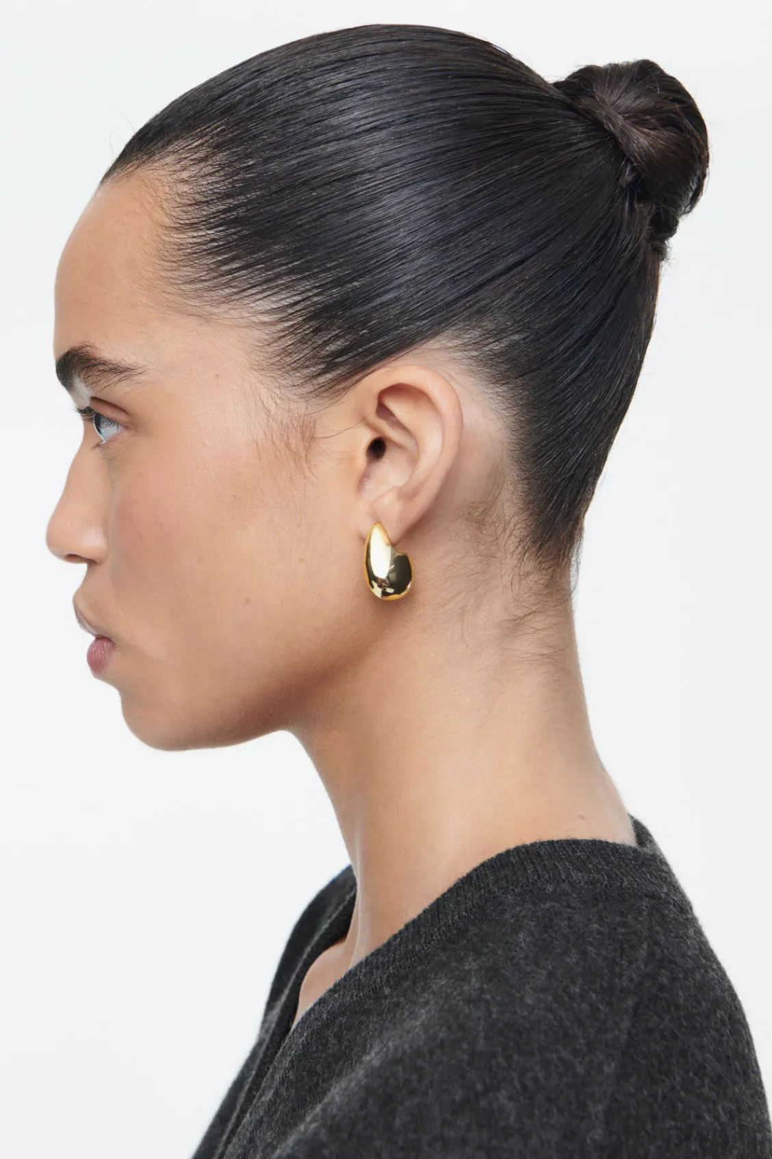 COS CHUNKY DROPLET EARRINGS-Women Jewelry