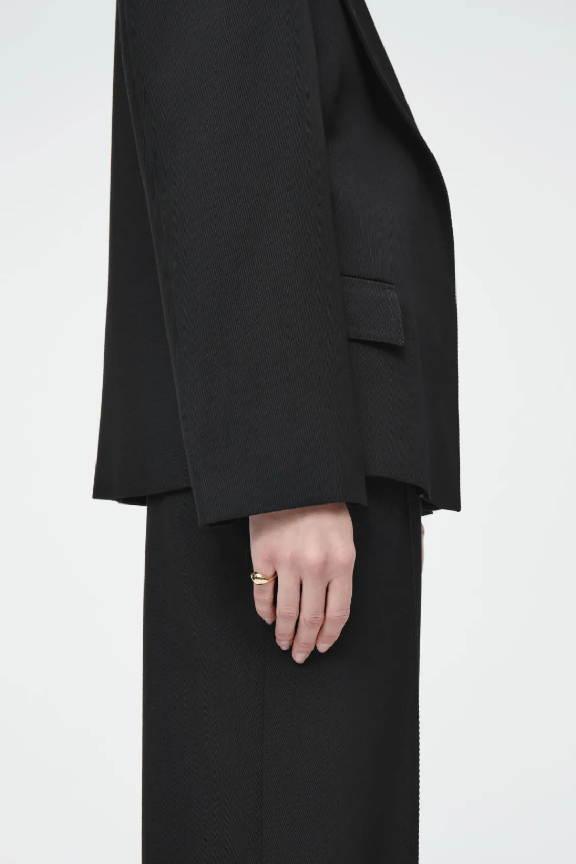 COS CHUNKY DROPLET PINKY RING-Women Jewelry