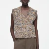 COS CHUNKY HAND-KNIT WOOL VEST-Women Tops | Sweaters & Cardigans