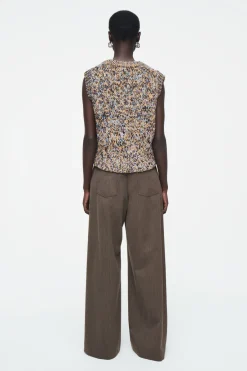 COS CHUNKY HAND-KNIT WOOL VEST-Women Tops | Sweaters & Cardigans
