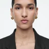 COS CHUNKY HOOP EARRINGS-Women Jewelry