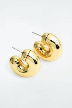 COS CHUNKY HOOP EARRINGS-Women Jewelry