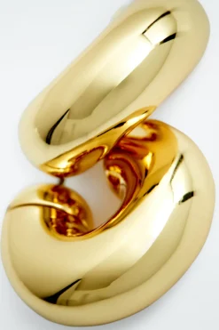 COS CHUNKY HOOP EARRINGS-Women Jewelry
