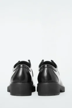 COS CHUNKY LEATHER LACE-UP SHOES-Women Shoes