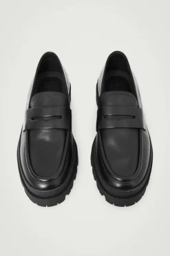COS CHUNKY LEATHER LOAFERS- Shoes