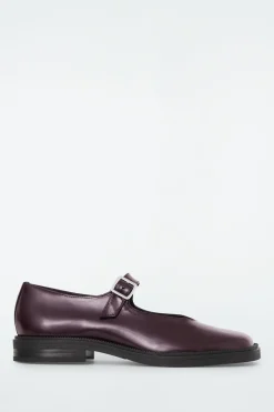 COS CHUNKY LEATHER MARY-JANE SHOES-Women Shoes