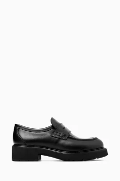 COS CHUNKY LEATHER PENNY LOAFERS-Women Shoes