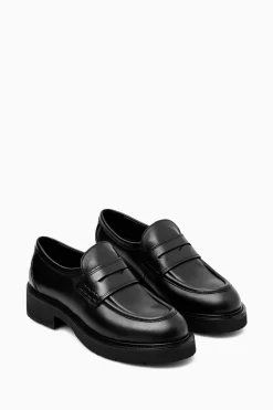 COS CHUNKY LEATHER PENNY LOAFERS-Women Shoes