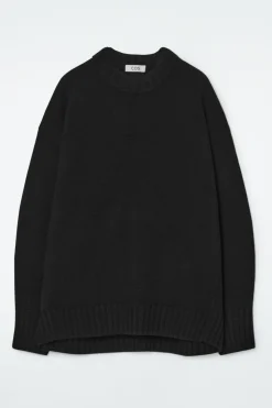 COS CHUNKY PURE CASHMERE CREW-NECK SWEATER-Women Cashmere | Sweaters & Cardigans