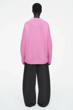 COS CHUNKY PURE CASHMERE CREW-NECK SWEATER-Women Cashmere | Sweaters & Cardigans