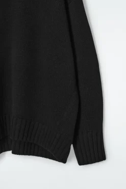 COS CHUNKY PURE CASHMERE CREW-NECK SWEATER-Women Cashmere | Sweaters & Cardigans