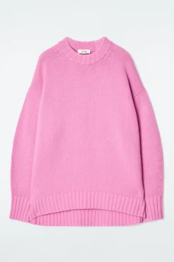 COS CHUNKY PURE CASHMERE CREW-NECK SWEATER-Women Cashmere | Sweaters & Cardigans
