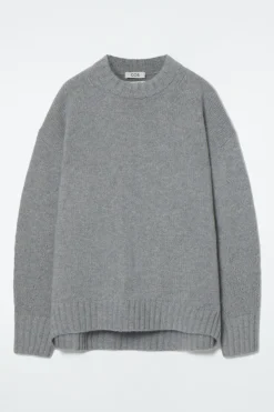COS CHUNKY PURE CASHMERE CREW-NECK SWEATER-Women Cashmere | Sweaters & Cardigans