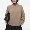 COS CHUNKY PURE CASHMERE TURTLENECK SWEATER-Women Cashmere | Sweaters & Cardigans
