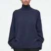 COS CHUNKY PURE CASHMERE TURTLENECK SWEATER-Women Cashmere | Sweaters & Cardigans
