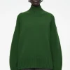 COS CHUNKY PURE CASHMERE TURTLENECK SWEATER-Women Cashmere | Sweaters & Cardigans