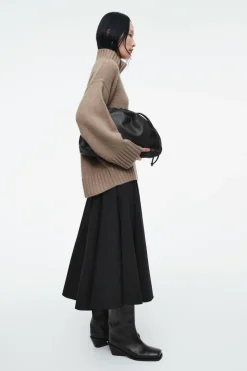 COS CHUNKY PURE CASHMERE TURTLENECK SWEATER-Women Cashmere | Sweaters & Cardigans