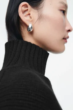 COS CHUNKY PURE CASHMERE TURTLENECK SWEATER-Women Cashmere | Sweaters & Cardigans