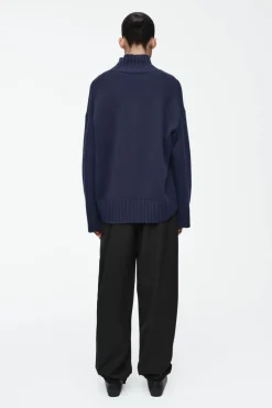 COS CHUNKY PURE CASHMERE TURTLENECK SWEATER-Women Cashmere | Sweaters & Cardigans