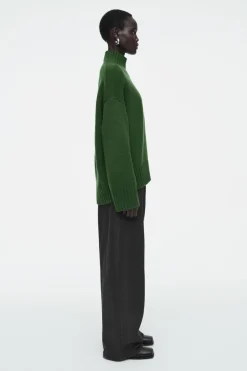 COS CHUNKY PURE CASHMERE TURTLENECK SWEATER-Women Cashmere | Sweaters & Cardigans