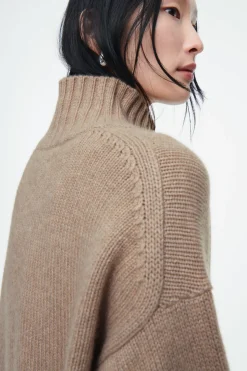 COS CHUNKY PURE CASHMERE TURTLENECK SWEATER-Women Cashmere | Sweaters & Cardigans