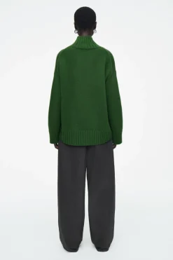 COS CHUNKY PURE CASHMERE TURTLENECK SWEATER-Women Cashmere | Sweaters & Cardigans
