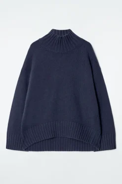 COS CHUNKY PURE CASHMERE TURTLENECK SWEATER-Women Cashmere | Sweaters & Cardigans