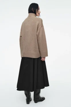 COS CHUNKY PURE CASHMERE TURTLENECK SWEATER-Women Cashmere | Sweaters & Cardigans