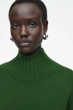 COS CHUNKY PURE CASHMERE TURTLENECK SWEATER-Women Cashmere | Sweaters & Cardigans