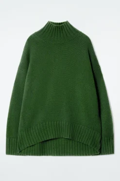 COS CHUNKY PURE CASHMERE TURTLENECK SWEATER-Women Cashmere | Sweaters & Cardigans